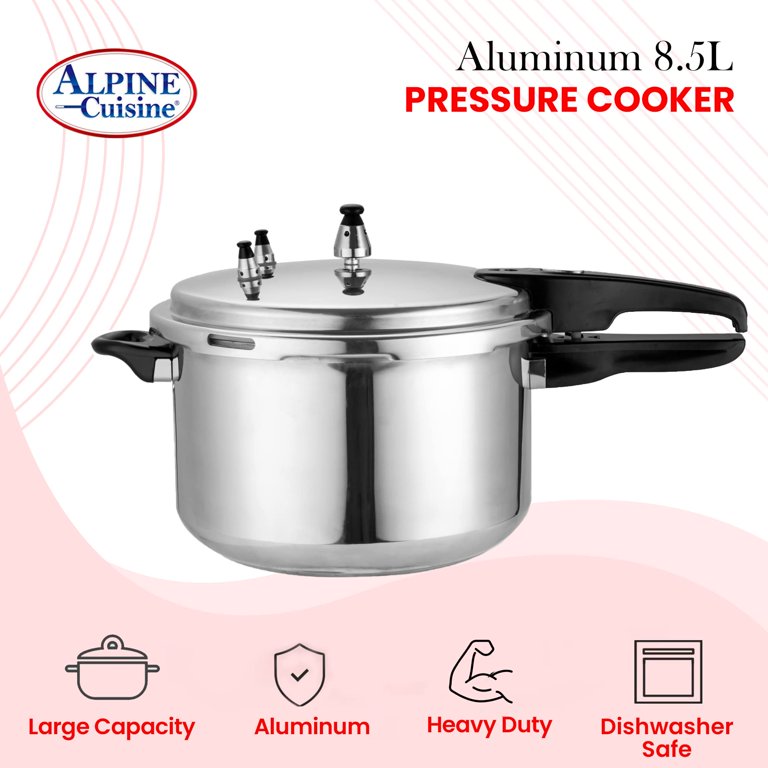 Barton 22 qt. Aluminum Stovetop Pressure Cooker with Built-in Pressure Dial Gauge