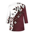 thumbnail image 5 of Fall Blouses for Plus Size Women 2026 Womens Tops Trendy Fall Womens 3/4 Sleeve Tops Casual Womens Blouses Fall Work My Items, 5 of 6