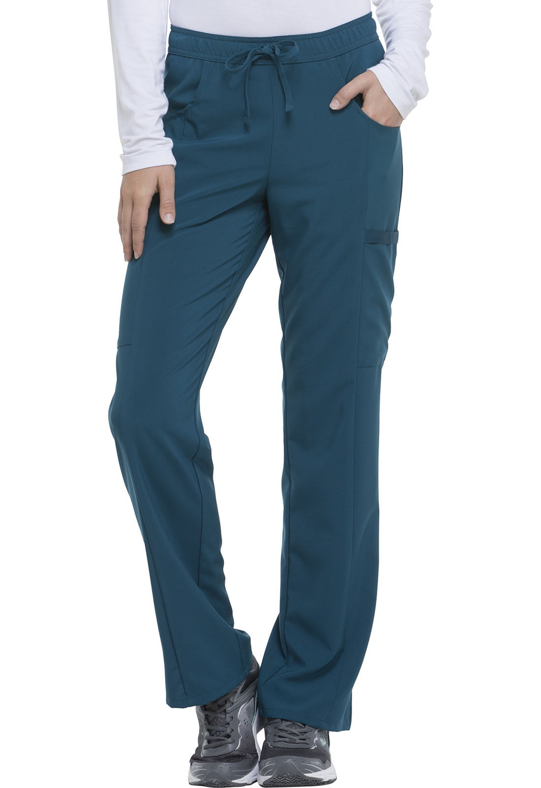 Dickies EDS Essentials Scrubs Pant for Women Mid Rise Straight Leg ...