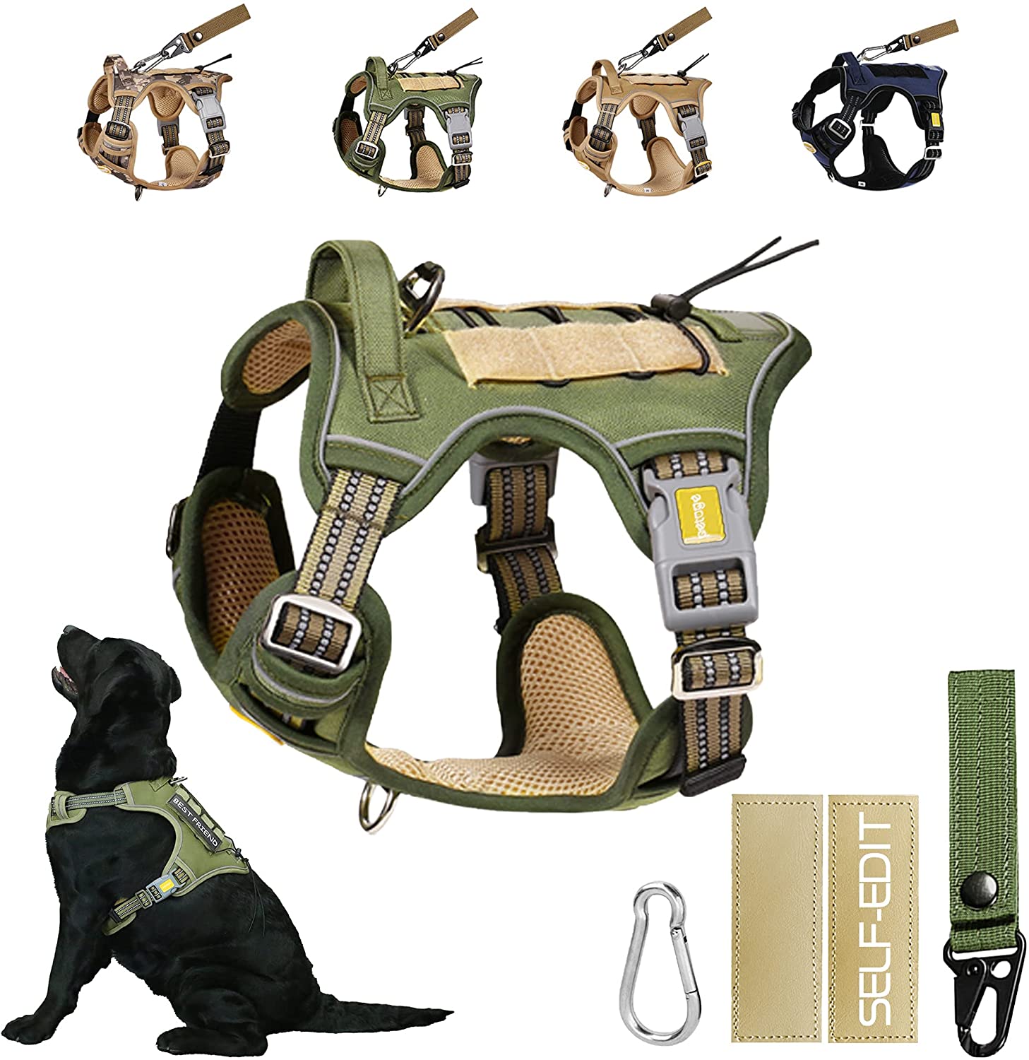 combat dog harness