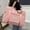 Pink, variant on dajkiuy Foldable Travel Duffel Bag, Tote Carry Luggage Person Item Bag Sport Duffle Weekenders Carry Overnight For Women Girls
