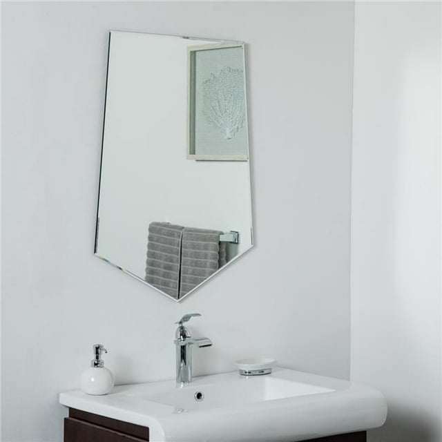 Decor Wonderland SSM9014 31,5 x 23,6 Po Penta Miroir Mural Biseauté