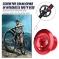 thumbnail image 3 of Bicicleta M18 MTB Bike Crank Cover Tornillo Cap Aleación de aluminio Bielas Fitting (Rojo) Tmvgtek Accesorios para bicicletas, 3 of 8