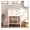 Ivory White, variant on SONGMY 26.5" Sofa Table with Drawers and Bottom Shelf Rustic Console Sideboard for Entryway Living Room (Gray Wash)
