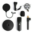 thumbnail image 6 of USB Computer Microphone with One-Touch Mute, Gain Knob, Shock Mount, Condenser Recording Mic for PC, Gaming, Streaming, Podcasts - AU-PM421T, 6 of 7
