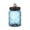Blue, variant on Decorative Vintage Glass Storage Jar with Airtight Lid and Pumpkin Knob 6 Inch Canister for Fall Thanksgiving Table Centerpiece Kitchen Countertop Display
