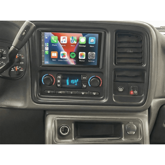 7-Inch Car Navigation Android 15 Carplay/Android GPS Navigation WiFi Bluetooth Fits For 2003-2004 GMC Sonoma