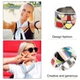 thumbnail image 3 of Miangastore 1pc Fashionable Scarf Ring Scarves Buckle Smooth Titanium Steel Dressing Buckle, 3 of 9