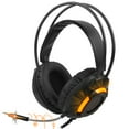 thumbnail image 3 of AX120 Luminous Headset 3.5mm Audio USB Connector 50mm Surround Bass Sound Music Headphone Omnidirectional Microphone Soft Breathable Earmuffs Earphones for Computer Office Gaming, 3 of 7