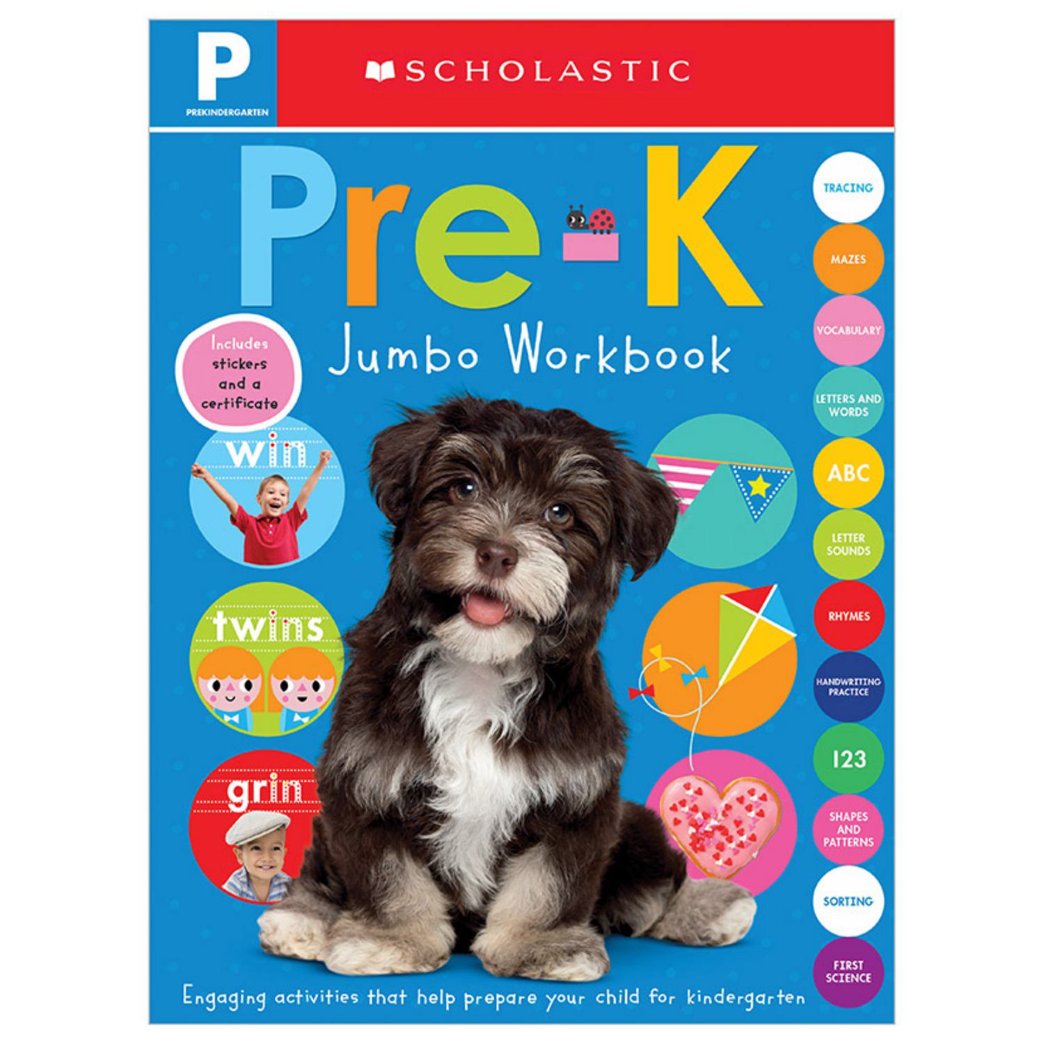 Pre-K Jumbo Workbook: Scholastic Early Learners (Jumbo Workbook) (Paperback)