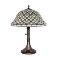 thumbnail image 2 of Meyda Tiffany 251312 Diamond And Jewel 18" Tall Buffet Table Lamp - MultiColor, 2 of 2