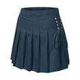 thumbnail image 5 of EDFBUYKRS Female Skirts Maxi Skirts for Women 2026 Tall Women’S Pleated Skirt Basic Skirt School Cheerleader, 5 of 6