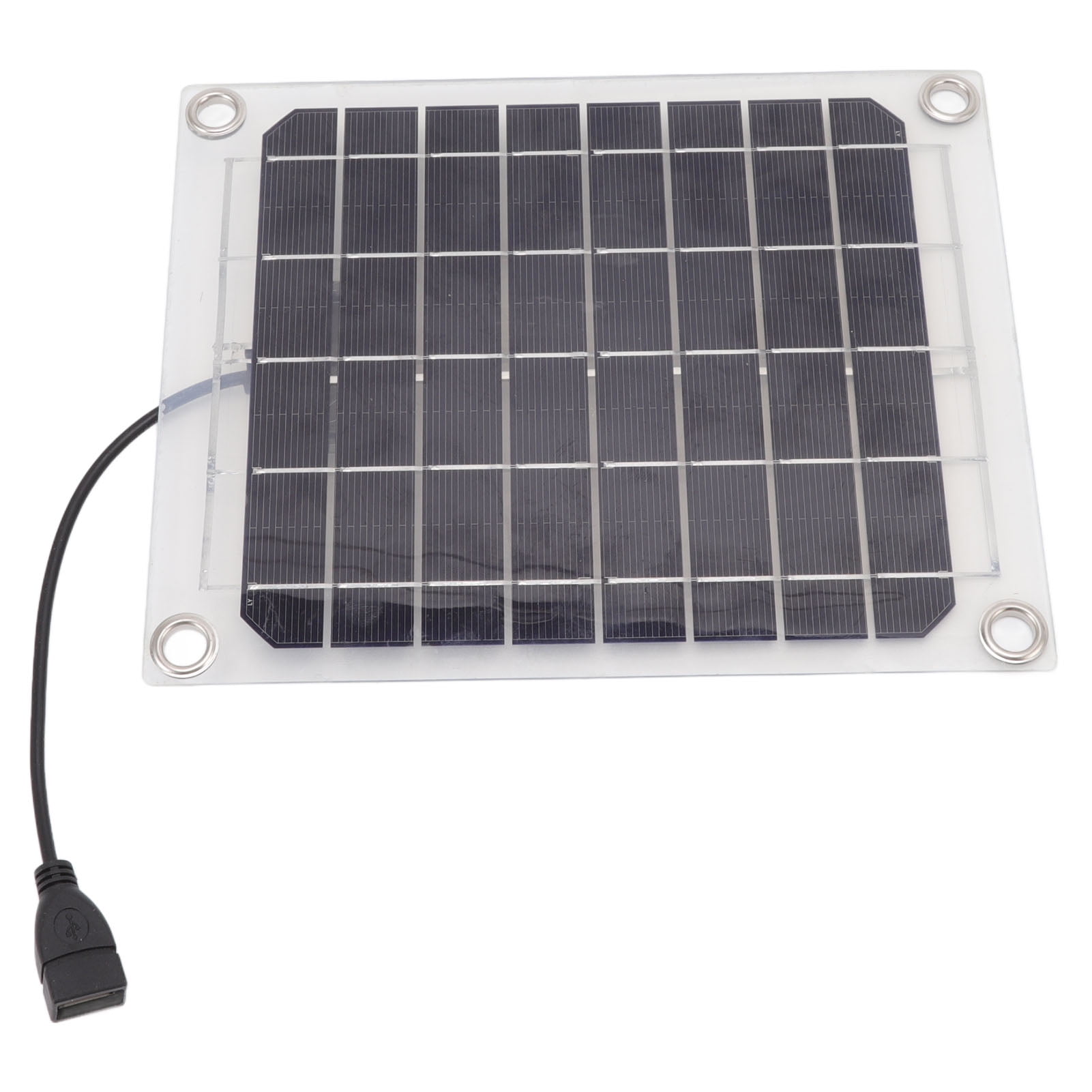 Solar Panel, Plug And Play Energy Saving Solar Power Panel  For Camping