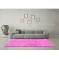 thumbnail image 3 of Ahgly Company Indoor Round Oriental Pink Traditional Area Rugs, 8' Round, 3 of 4