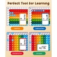 thumbnail image 4 of Tarjetas didácticas matemáticas y gráfico pop Fidget Chart JoyCat para niños de 4 a 8 años, 4 of 7