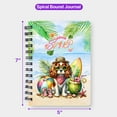 thumbnail image 5 of Cavalier King Charles Spaniel Hello Summer with Sunglasses and Surfboard Tropical Vibes Spiral Bound Journal Dog Lover Gifts 5x7in Spiral Notebook - 00007, 5 of 5