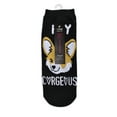 thumbnail image 5 of No Boundaries Juniors No Show Corgeous Socks, 1-Pack, 5 of 5
