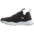 thumbnail image 4 of reebok v70798: furylite woven black sneaker (5.5 b(m) us women, black / dark grey heather / solid grey / white), 4 of 7