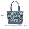 thumbnail image 3 of Bolsa Yute De Mujer FANA Ethan Color Azul Reforzada Oportunidad, M3962!!, 3 of 3