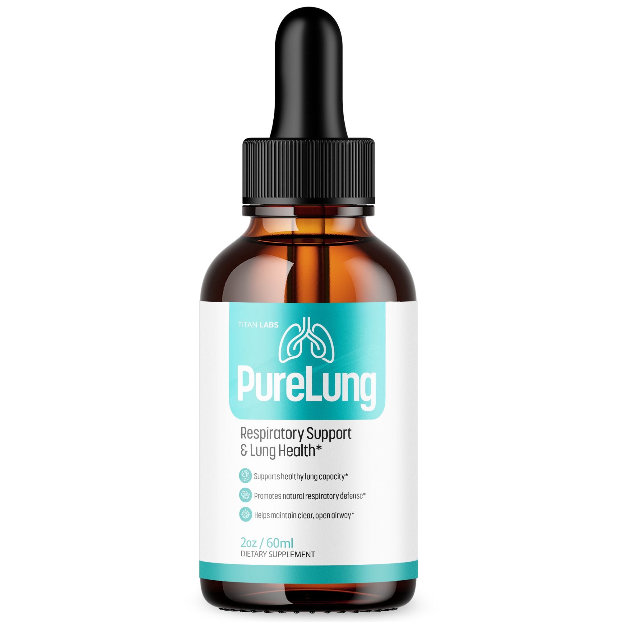 PureLung Respiratory Blend Drops Advanced Formula Lung Support Pure Lung 30 Servings