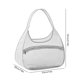thumbnail image 3 of Bolsa de transporte para mascotas de nailon transparente, plegable, de mano, para gatos, de 55 x 33 x 19 cm, portátil, para viajes, 1 unidad Yulucky, 3 of 9