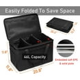 thumbnail image 2 of Tactical Camping Storage Bag - 46L Utility Tote Bag Trunk Organizer (Black), 2 of 10