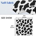 thumbnail image 7 of Coolnut Black White Cow Pattern Cloth Napkins Set of 4,Reusable Washable Polyester Dinner Table Napkins for Kitchen,Dining,Restaurant,Party Decoration, 7 of 7
