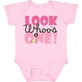 thumbnail image 3 of Inktastic Look Who is One Owl Girls Baby Bodysuit, 3 of 5