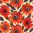 thumbnail image 6 of HAOXIT Red Poppy Flowers Round Tablecloth ,Table Cloth Autumn Holiday Table Cover Decorative for Indoor Outdoor Party Kitchen Dining 38-42, 6 of 8