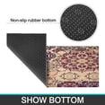 thumbnail image 7 of Bohemian Brown Geometry Rugs and Mats Non Skid Washable Absorbent Microfiber Soft Kitchen Mat for Floor Set Of 2 Decor Stain Resistant 17"x47"+17"x30", 7 of 7
