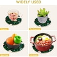 thumbnail image 5 of Christmas 2 Pack Pot Holders Trivets, Heat Resistant Hot Pads for Kitchen Table Decoration Trivets for Hot Dishes/Pot/Bowl/Teapot/Kitchen Hot Pads Trivets, 7" + 9.45", 5 of 7