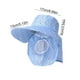 thumbnail image 3 of Sombrero de poliéster transpirable para exteriores, de ala ancha, para mujer, con protección solar, para ciclismo, cuello y trabajo, 3 of 6