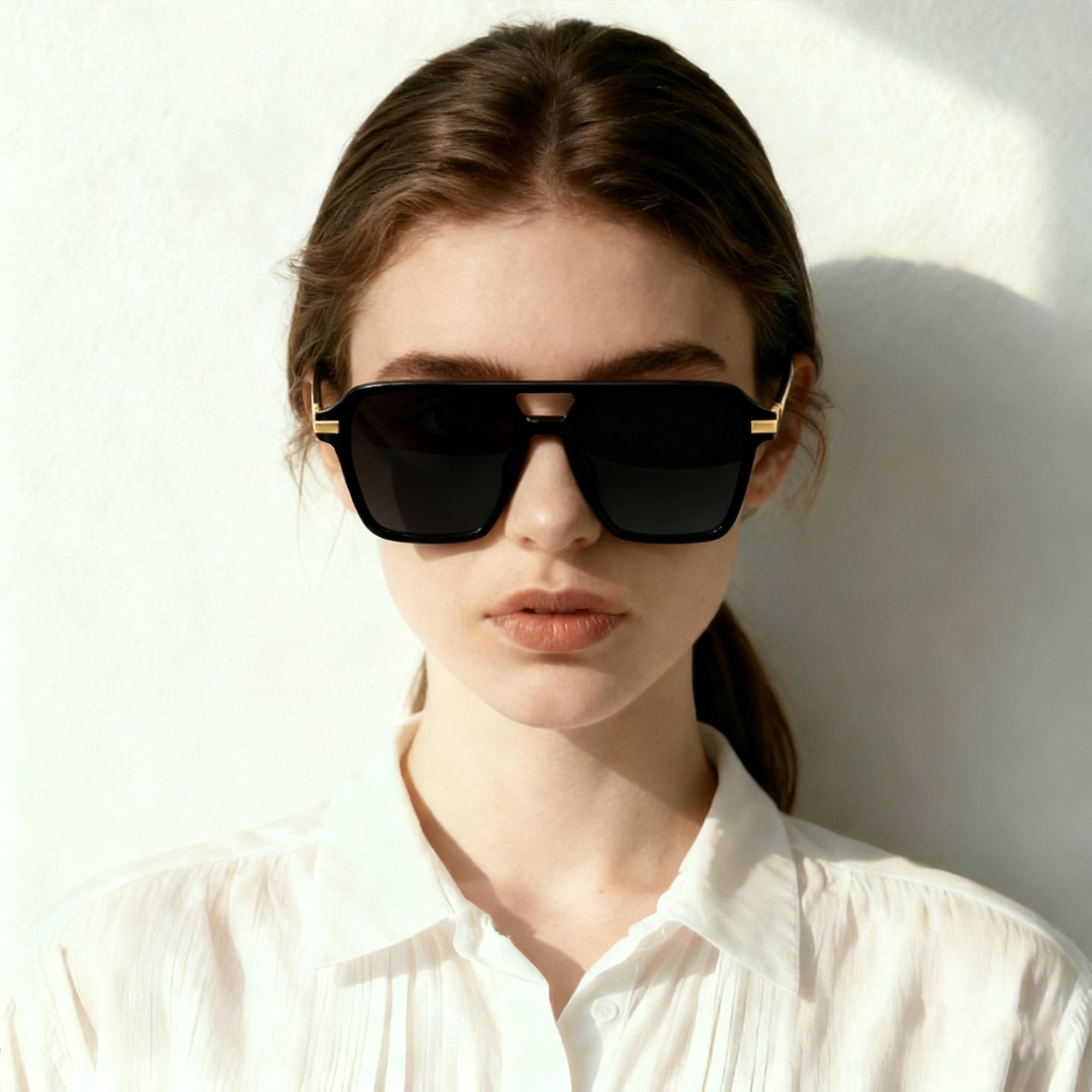 Spy GENRE Happy Grey Rectangular Unisex Sunglasses 6700000000134