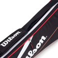 thumbnail image 4 of Wilson Advantage - Bolsa de tenis, 3 Racket Hold, Negro/Rojo, 4 of 6