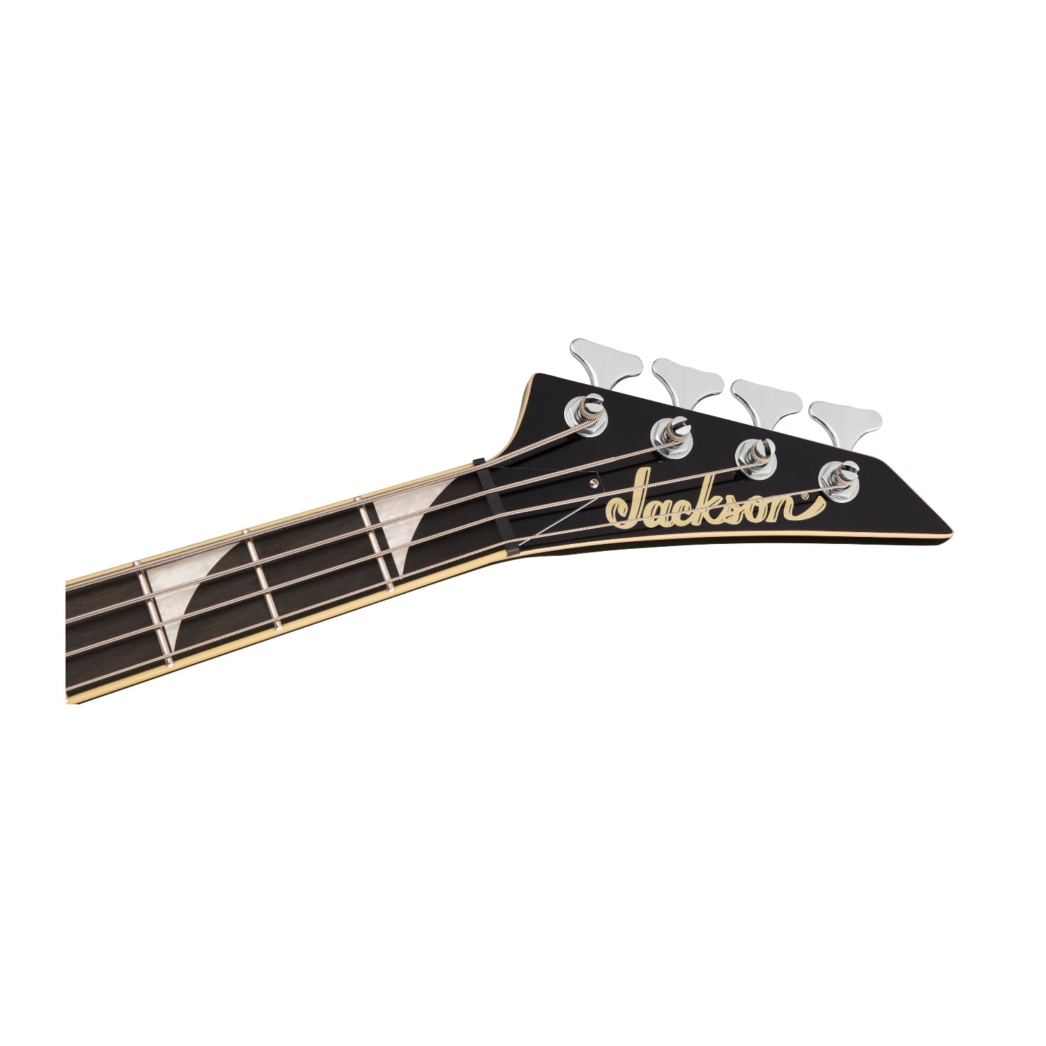 Jackson Pro Plus Limited Edition Pure Metal 4-String Concert Bass Guitar with Fishman Fluence Pickup (Gloss Black)