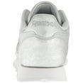 thumbnail image 4 of Reebok BD5757 : Women's Cl Lthr Syn Fashion Sneaker Silver Metallic/Snow Grey/White (DIAMOND-SILVER MET/SNOW GREY, 7.5 B(M) US), 4 of 8