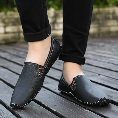 

Men s Big Size Business Leather Shoes Non-Slip Comfortable Driving Casual Shoes
