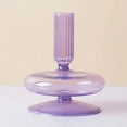thumbnail image 2 of (Single layer-Purple) Simple and creative glass vase candle holder, 2 of 14