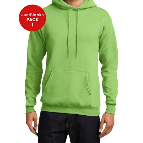 JustBlanks Core Fleece Pullover Hooded Sweatshirt Cozy sweats in our core weight Air jet yarn for softness