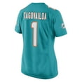 thumbnail image 3 of Women's Nike Tua Tagovailoa  Aqua Miami Dolphins  Game Jersey, 3 of 3