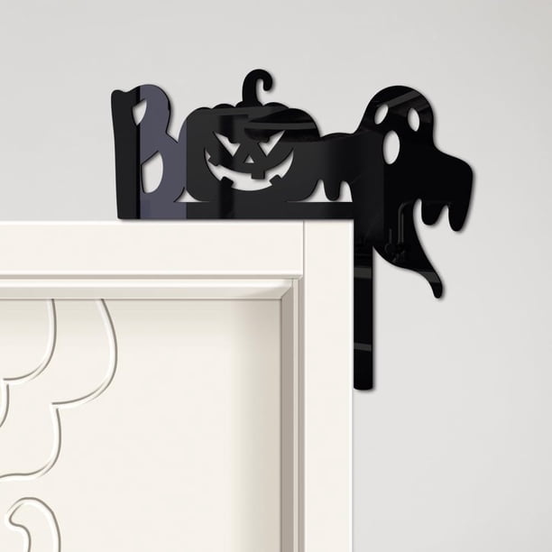 Decoración colgante para esquinas de puerta de Halloween, adorno de calabaza para esquinas de puerta de Halloween, decoración fantasma para esquinas de puerta de interior y exterior para decoración de