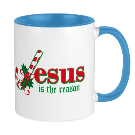

CafePress - Candy Cane Jesus Mug - Ceramic Coffee Tea Novelty Mug Cup 11 oz