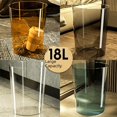 thumbnail image 3 of Bote de basura para el hogar, de aspecto alto, para sala de estar, transparente, para cultivo de flores, cocina, gran capacidad, acrílico, color sólido, material PET estrictamente seleccionado., 3 of 5