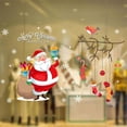 thumbnail image 2 of Navidad Papá Noel Medias Ventana Adhesivos Adhesivos Calcomanías Decoración, 2 of 9