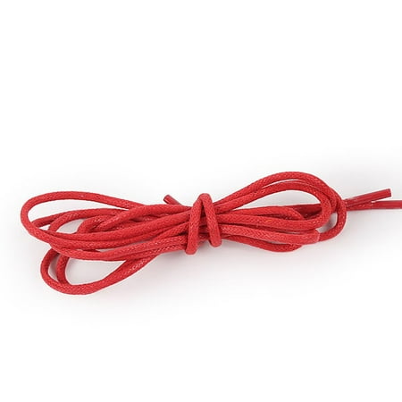 

Round Waxed Solid Color Shoelaces Shoes Strings Boot Sport Shoe Laces Cord