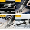 thumbnail image 6 of ZFYXGS Cordless Car Vacuum Cleaner, Small Vacuum Cleaner, Strong Sutions Handheld Vacuum, Car Vacuum for Car,Keyboard,Inflating Swimming Rings and Pet Hair, 6 of 6