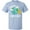 AE-Light Blue, variant on Happy Earth Day Cute Smiling Planet Earth with Tree T-Shirt