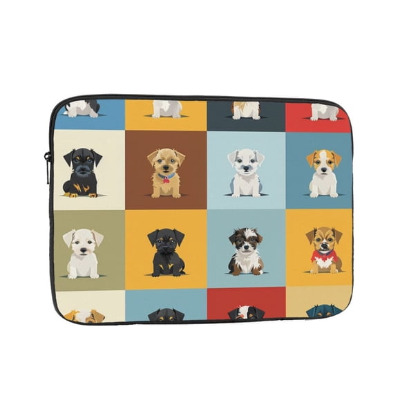 Cute Doggie Laptop Sleeve Bag Compatible With MacBook Air / Pro iPad MateBook Tablet Surface HP Lenovo Dell ASUS Acer Laptop Computer Protective Size: 10 inch
