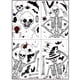thumbnail image 1 of Pegatina De Pared De Pvc De Dibujos Animados De Halloween, Calcomanías De Ventana De Hueso De Cabeza De Calabaza, Pegatinas De Pared De Habitación Para Niños, Decoración Del Hogar De Festival 4 Uds. Speravity HA039986-04, 1 of 5