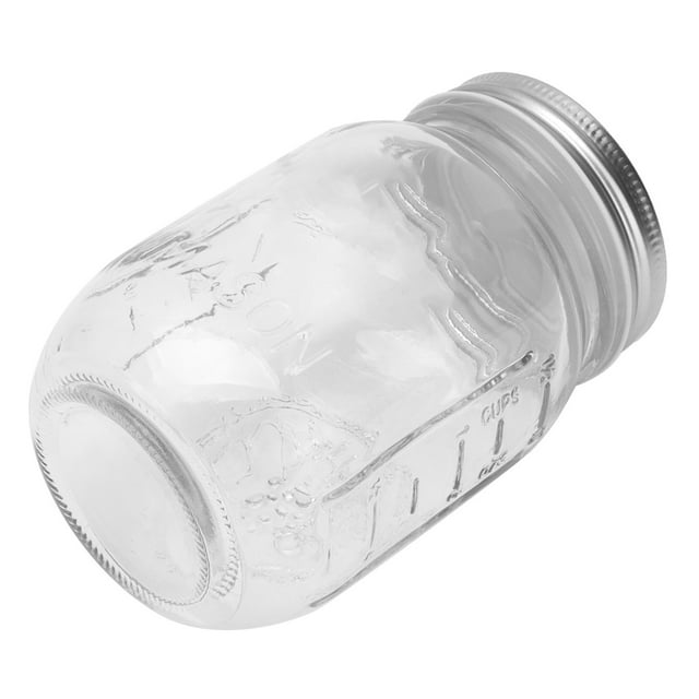 Tarro de almacenamiento de alimentos Jadeshay 500 ml de vidrio con tapa